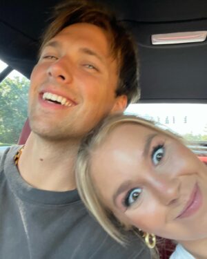 Noah Schnacky Instagram - This girl is one-of-a-kind. I thank God you walked into that little baptist church 3 years ago. You’ve been so many of my favorite memories, so much of what I’m grateful for, and what inspires me for more. Thanks for being my bestfriend. Happy Birthday @kristinn_marino ❤️ I’m so excited to celebrate with you as soon as i’m home from tour! (UPDATE* the last part was to trick her, i flew to surprise her back home at disney on her birthday 🥳)