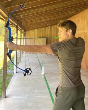 Nolan Gerard Funk Instagram - Can’t say enough great things about @primlandauberge 🎯 The most wonderful people, stunning views, incredible food, and tons of outdoor activities to satisfy my adventurous soul. Who wants an 🏹 lesson?
