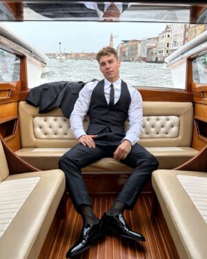 Nolan Gerard Funk Instagram - Beautiful night @amfar #amfarvenezia