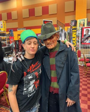 Nora Hewitt Instagram - What a killer weekend at @themadmonsterparty AZ ! I had such a great time with my buddies and my amazing wife @rachel.the.sicilian . The soft Premier of @dylansnewnightmareofficial  couldn’t have gone better! I’m so thankful for everyone that showed up and stayed up late for our viewing, Q&A, and photo op! Can’t wait for the official release in August👹🤙🏼❤️ #wompstompfilms #freddykrueger #fanfilm #filmtribe #sfxmakeup