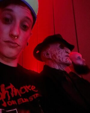 Nora Hewitt Instagram - What a killer weekend at @themadmonsterparty AZ ! I had such a great time with my buddies and my amazing wife @rachel.the.sicilian . The soft Premier of @dylansnewnightmareofficial  couldn’t have gone better! I’m so thankful for everyone that showed up and stayed up late for our viewing, Q&A, and photo op! Can’t wait for the official release in August👹🤙🏼❤️ #wompstompfilms #freddykrueger #fanfilm #filmtribe #sfxmakeup