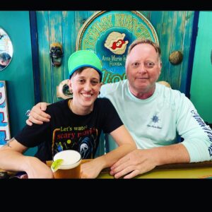 Nora Hewitt Instagram - Big guy is in town! Haven’t seen this guy in a year, love you dad! @sfxdad5562