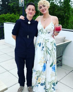 Nora Hewitt Instagram - Even though we were both not feeling so hot, we managed to look damn good this weekend at Jenna’s wedding. Always love seeing @rachel.the.sicilian extended family ❤️🤪