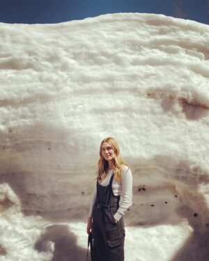 Nora Kirkpatrick Instagram - Hard to scout location when location is covered in 12 feet of snow. Was forced to use imagination as to what “trees” and “ ground” may look like. Did just okay.