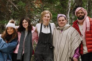 Nora Kirkpatrick Instagram - Hard to put it into words, but just wrapped my first feature with the most incredible cast and crew a girl could dream of. We shot for a month in the mountains of Utah. We laughed a lot and worked a lot and made something I’m very proud of. Big thanks to my incredible producers @lynettehowelltaylor and @samhousman, the greatest cast in the world @alexandradaddario @joshgad @ashleyparklady @daveeddiggs, and my buds/department heads for their beautiful artistry. 🌲  AD: @j_elliott_hogan DP: @jeffleedscohn PD: @liam.mooore Costumes: @abrync Makeup: @alishahairmakeup Hair: Shandrea Williams