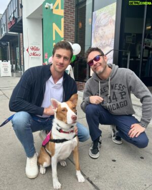 Norbi Novak Instagram - Thank you @shirascottastrof and @themichaelrosenbaum for hosting this fun event for @theanimalrescuemission. If you’re looking for a furry friend, check them out. 🐶