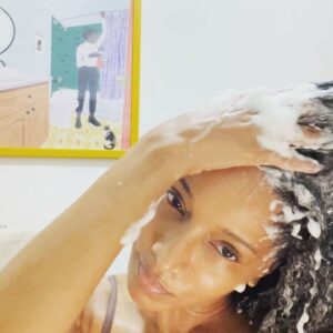 Noree Victoria Instagram - Pisces gratitude rests in any aqua latitude… and hair wash day has always been my plug. Really a sublime high. 🧘🏽‍♀️ 
A meditation that vibrates deeply, because loving on my natural state is an honor. An offering to the elements that made me. 🧬 
Been natural most of my life, and never loved getting my texture ironed straight, or altered. Always knew from a little girl, that as soon as I got out of anyone’s chair I was gonna “baptize” whatever they did in the bathtub first chance I got. Taking nothing from beauticians among us who love their art, but there’s just nothing that feels more beautiful to me than my original reflection. Unmoored. Untamed. Primal. Adventurous, unpredictable. FREE. The twists and turns of NV — activated by Yemaya (water), and air-dried by the sun gods. ☀️

#NaturalHair
#Beauty
#Freedom
#HairTales 
#Lifestyle 
#NeverChange