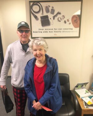 Norm Macdonald Instagram - Here is Ruth and I getting our ears checked.