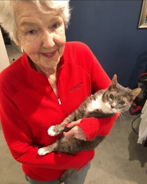 Norm Macdonald Instagram - Here is a picture of my two valentines! My mom and Kitty! Their cumulative age, counting kitty’s age in cat years, is 240!!!!!!
#valentines #happyvalentinesday #Kitty