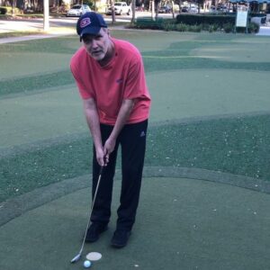 Norm Macdonald Instagram - Hey Instagram! I have a feeling today’s going to be.... A HOLE IN ONE! 
#putting #holeinone