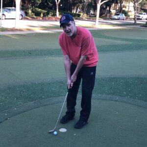 Norm Macdonald Instagram - Hey Instagram! I have a feeling today’s going to be.... A HOLE IN ONE! 
#putting #holeinone
