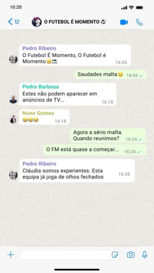 Nuno Gomes Instagram - Estamos de volta! O Futebol é…Momento.⚽️ 
5a feira, 21:30 na Sport Tv  