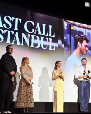 Nuran Evren Şit Instagram - A dream coming true for me; Having our first screening in NYC in the iconic Paris Theater was a life time experience. Big screen and amazing audience. Thanks to team Netflix for this amazing event and their support for us all the way up. Thanks to our team for making such a beautiful movie. Love from NYC ❤️ #lastcallforistanbul #netflixturkey #ogmpictures #ptotfilms #berensaat #kivanctatlitug