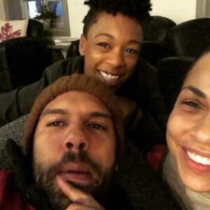 O-T Fagbenle Instagram - Filming with @whododatlikedat  and @amandabrugel is TOOO much fun. Yo Canada is gonna be jumping in season 4!! ❤️ #bts #handmaidstale @handmaidsonhulu @hulu #funtimes