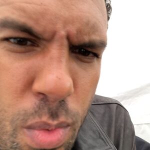 O-T Fagbenle Instagram - Hanging around with @florencepugh always seems to have the potential of mischief.. #blackwidow #marvel #bts