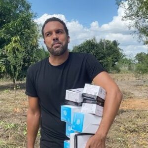 O-T Fagbenle Instagram - THANK YOU!! Your support is making a difference 🙏🏽 All heavy lifting done  by @nduna_girls and #CVM made possible by you!
@abcfoundation