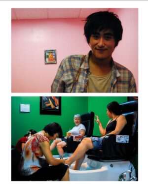 Ocean Vuong Instagram - overjoyed to finally share this project—a photo essay 15 years in the making—now featured in the latest issue of @cultured_mag 

On a sweltering July day in 2009, I came home from college to photograph my mother and her coworkers during their shift at my mother’s nail salon. I intended this session to be the first of many, hoping to document them through the seasons. But three months later, with the recession in full swing, my mother declared bankruptcy and sold her salon. The place that sustained us for over two decades, from which my brother and I were raised, where we worked answering the phones, evaporated overnight. The photos I took that one fateful day would be the only ones I have of that place.

15 years later, perhaps as a cumbersome way of grieving, I spent a week in July photographing my brother, who moved in with me after our mother died. What began as a study of a place, the small but mighty people who live, labor, and lose there, became an exercise in looking at the only thing left of that place: my little brother, Nicky. I suppose some projects change the way some desires change through the years, not by deliberate searching, but by discovering a more-ness, a dynamism, in what remains. In this case, the person bound to us by blood.

A deep bow to @cultured_mag for featuring a selection from this ongoing project, along with an original essay on photography, memory, the vexed ethics of seeing, and which bodies the archive holds—and which it erases. (Link in bio) 

Special thanks to @cigharvey , @anmynx , @tommykha , @maruteppei , @pierce_sapper , @nangoldinstudio , and @romanspataro , for your kind guidance and encouragement in my image work, which culminated in this being in the world.💕