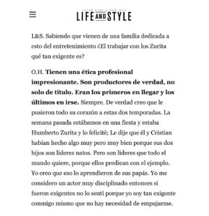 Octavio Hinojosa Martínez Instagram - Platicando con @lifeandstylemex 
☀️🌴

Foto: @alexsalinasg 
Hair & Makeup: @santanamakeup_ 
Styling: @genevieveluquet