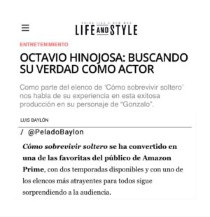 Octavio Hinojosa Martínez Instagram - Platicando con @lifeandstylemex 
☀️🌴

Foto: @alexsalinasg 
Hair & Makeup: @santanamakeup_ 
Styling: @genevieveluquet