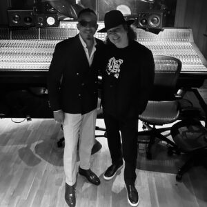 October London Instagram - With one of the greatest jazz artists of our time. Yea, we’re cooking something up. Stay Tuned. @boneyjames01