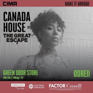 Odreii Instagram - prepared a special set just for Canada House at the Great Escape #babytaylorguitar flying with me too 🎸🇬🇧