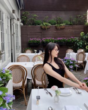 Oh Hye-won Instagram - 음식도 훌륭하지만 테라스가 너무 예쁜, 봄에는 꼬또💜