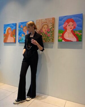 Olena Sydorchuk Instagram - 전시회: @art.mariia.c 
의상: @wlabel.kr 
.
.
.
#여성슈트 #여성바지추천 #여성가을코디 #여성자켓 #여성자켓추천 #여성자켓코디 #직장인코디 #직장인여성코디