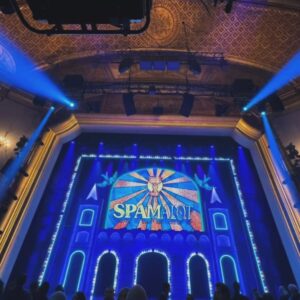 Olga Merediz Instagram - So much fun and so many laughs last night at @spamalotbway on Broadway. Thank you to my dear, funny, talented friend @jimmysmagula for taking us backstage to meet the cast! And thanks to my other talented friend @deborahjeantemplin for just being fabulous.
