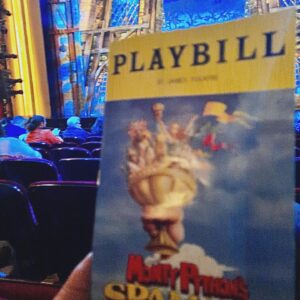 Olga Merediz Instagram - So much fun and so many laughs last night at @spamalotbway on Broadway. Thank you to my dear, funny, talented friend @jimmysmagula for taking us backstage to meet the cast! And thanks to my other talented friend @deborahjeantemplin for just being fabulous.