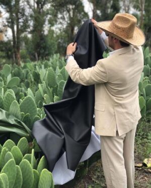 Olga Merediz Instagram - Repost from @georgelopez
•
Amazing!! We’ve always made something out of almost nothing, it’s part of who we are, but this is next level! 

Swipe ⬅️ Adrian and Marte, two entrepreneurs from #Mexico have successfully made vegan ‘leather’ called “Desserto” out of Nopal #Cactus and looks identical to its animal skin counterpart — without harming animals or the environment in the process 🧑🏼‍🌾🌵

These leaves are harvested from organically grown cactus plants, cleaned, mashed, and left in the sun to dry for three days before being processed and then grounded into powder. Finally the powder is mixed with a patented formula to produce leather.

(📸 @desserto.pelle)