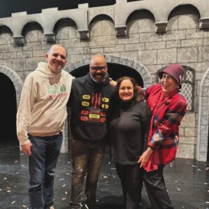 Olga Merediz Instagram - So much fun and so many laughs last night at @spamalotbway on Broadway. Thank you to my dear, funny, talented friend @jimmysmagula for taking us backstage to meet the cast! And thanks to my other talented friend @deborahjeantemplin for just being fabulous.