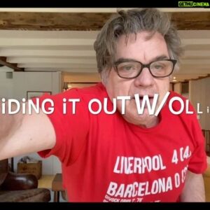 Oliver Platt Instagram - riding it out w/ollie #3
#selfcare #lfc #YNWA