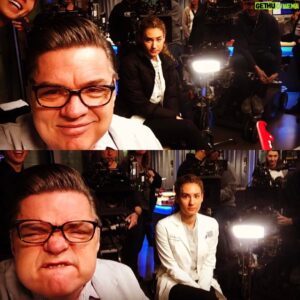 Oliver Platt Instagram - just another day at the dream factory as we await tonight's Historic Crossover Madness!!! #onechicago