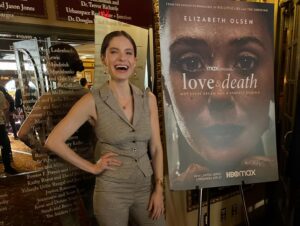 Olivia Grace Applegate Instagram - What an incredible day 🤍 
To premiere at SXSW at the Paramount…wow! My heart is full. Cannot wait for y’all to see what we made. Tune in to HBOMax, April 27th for “Love and Death”! All my love and gratitude to the incredible folks who helped make this dream come true. #jesseplemons #elizabetholsen #hbomax