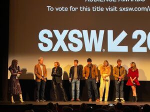 Olivia Grace Applegate Instagram - What an incredible day 🤍 
To premiere at SXSW at the Paramount…wow! My heart is full. Cannot wait for y’all to see what we made. Tune in to HBOMax, April 27th for “Love and Death”! All my love and gratitude to the incredible folks who helped make this dream come true. #jesseplemons #elizabetholsen #hbomax