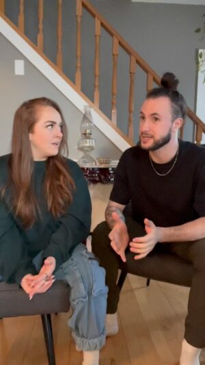 Olivia Leclerc Instagram - On s’est dit nos quatre vérités… #jaccepteetmoncoeurresteouvert #couplechallenge #couple