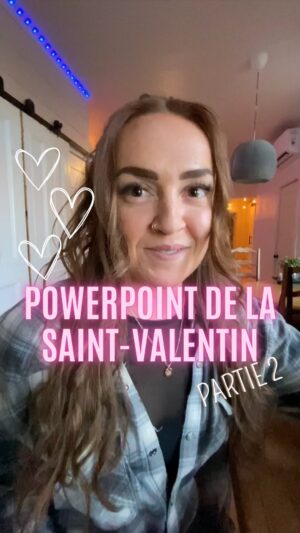 Olivia Leclerc Instagram - LETS GO POUR LA PARTIE 2 #blonde #couple #saintvalentin #powerpoint #fyp #fypシ #reels #humour #comedie #mtl #qc