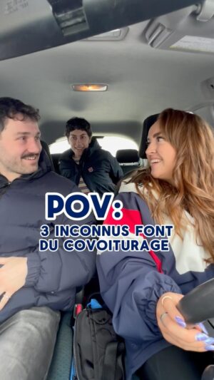 Olivia Leclerc Instagram - Imagine le fun que tu peux avoir avec des inconnus le temps d’une ride en covoiturage.🔥 Tout ça en posant un bon geste pour l’environnement.🌿

Merci à Thomas et Zoé de L’ @alternateur_ pour votre compagnie. 🚗

Je vous invite d’ailleurs à visiter leur compte Instagram pour encore plus d’astuces positives sur l’actualité environnementale.

#pub #lalternateur #lalt