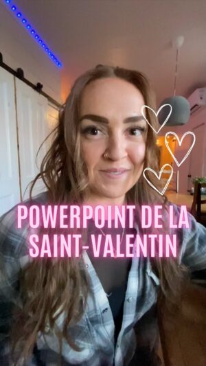 Olivia Leclerc Instagram - ELLE A ADORÉ, JE CONSEIL À TOUS #blonde #saintvalentin #powerpoint #couple #fyp #fypシ #reels #humour #comedie #mtl #qc