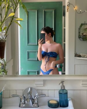 Olivia Steele-Falconer Instagram - If you need me, I'll be by the pool, pretending to be a mermaid 🧜‍♀️🌊