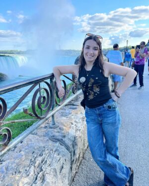 Olivia Steele-Falconer Instagram - You could say I fell in love with this waterfall pretty.. rapidly💘
