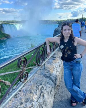 Olivia Steele-Falconer Instagram - You could say I fell in love with this waterfall pretty.. rapidly💘