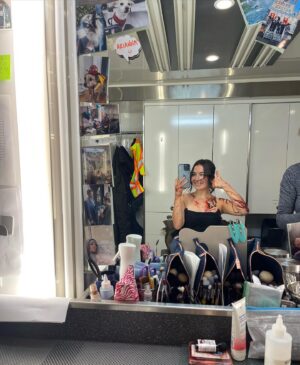 Olivia Steele-Falconer Instagram - Prom night on @firecountrycbs went really well🔥🥳

Thank you to @purpledga and the amazing and hilarious cast and crew for creating such a welcoming and fun atmosphere, I had a blast❤️❤️‍🔥❤️‍🔥