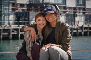 Olivia Swann Instagram - Some bts photos to celebrate the NCIS: Sydney Season 1 Finale tonight 💙

Filming this show was the best experience of my life. This job meant the absolute world to me, I learnt so much. Every aspect of it was an utter dream - the stories, the characters, the locations, the crew, the cast! I have to take a moment to celebrate @toddjlasance @officialseansagar @mavournee @tuuli.narkle and William! Not only are they ridiculously talented and embody their characters with such ease, but they’re loveliest humans who brought the best energy and enthusiasm to set. I’ve made brothers and sisters for life and I could not have made it through without them. Each day was filled with laughter, love and complete, unwavering support. 

We all worked so hard to create NCIS: Sydney and we’re so proud of it - thank you to everyone who’s tuned in, I couldn’t be more grateful 💙

#ncissydney #season1 #finale #ncis #grateful 

📸: @danielashersmith
