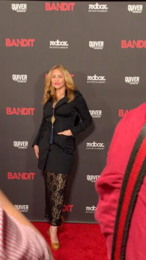 Olivia d'Abo Instagram - At the world premier of #BANDIT - now in theaters and on demand! ❤️