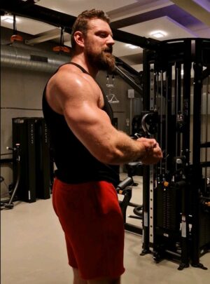 Olivier Richters Instagram - It is my b-b-b-birthdayyyy! Today I have become 33! I feel stronger and better than 32 so that's good 😁. Best shape of my life with 156kg at 2.18m and 12-14% fat. I got the most amazing birthday 'present' ever 😳. Do you remember the Insta-story I made that I was doing a casting? Well... I have to keep it short, but something big is happening. Lets just say I'm super, super happy :D. More soon! 

Powered by
@musclemeatnl
@dutchgiantnutrition

Thanks for all the birthday wishes I already had and the upcoming once! Please know I get 100  inbox messages a day, I try to read them all but responding to all is impossible.

#birthday #thedutchgiant #bestshapeofmylife #musclemeatnl #dutchgiantnutrition #fitness #bodybuildng