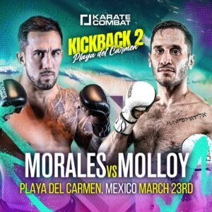 Omar Antonio Morales Ferrer Instagram - 🥋💥 Ready for some action? Karate Combat Kickback 2 Spring Break Edition is happening Tomorrow Night! 🌴👊 We’re bringing the heat to Playa Del Carmen with epic battles, grappling, and live concerts. 🎶🔥

Catch former UFC fighter Omar Morales 🇻🇪 going head-to-head with Antonio Molloy 🇵🇪. It’s going to be a fun fight!
️
Tune in at 6:30 PM ET live & #FreeOnYoutube this Saturday! Don’t miss out! #KarateCombat #SpringBreakEdition