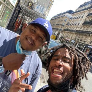 Omar Benson Miller Instagram - It’s always a holiday when the internationals play. What a lovely Spirit this Brotha has! Bless up #Paris 🙌🏾