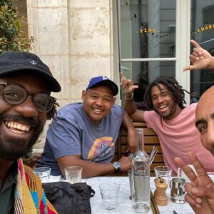 Omar Benson Miller Instagram - It’s always a holiday when the internationals play. What a lovely Spirit this Brotha has! Bless up #Paris 🙌🏾