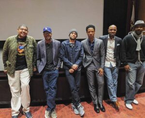 Omar Benson Miller Instagram - Six the hard way. Blessed to support @torykittles  @psfilmfest for his film Dragged Across Concrete. #supportyourfriends